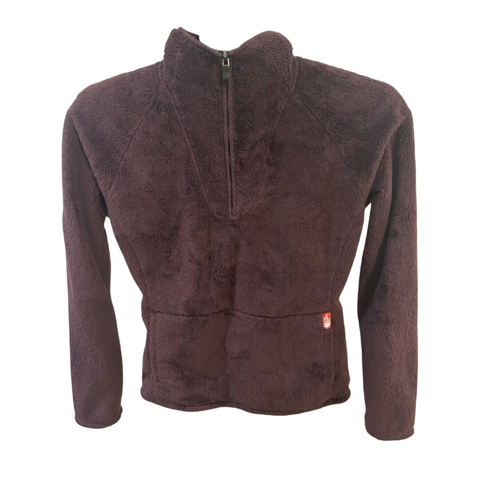 The North Face Women's Fleece Jacket Sz S Dark Purple Plum Eggplant Full Zip